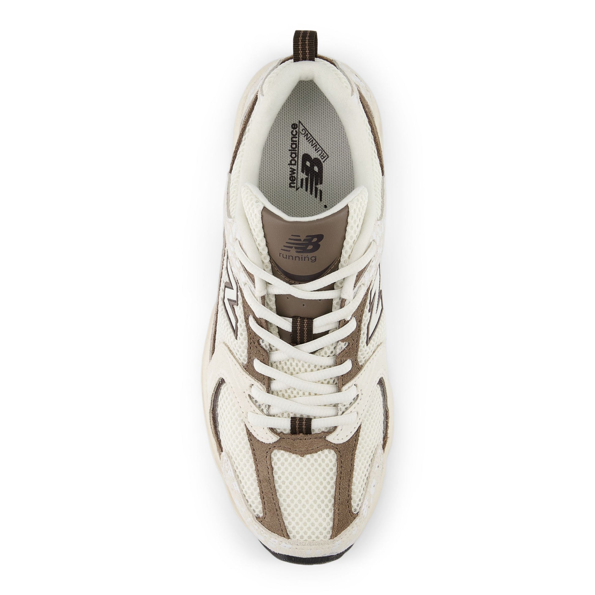 New Balance 530 Sea Salt/Brown - vista posteriore