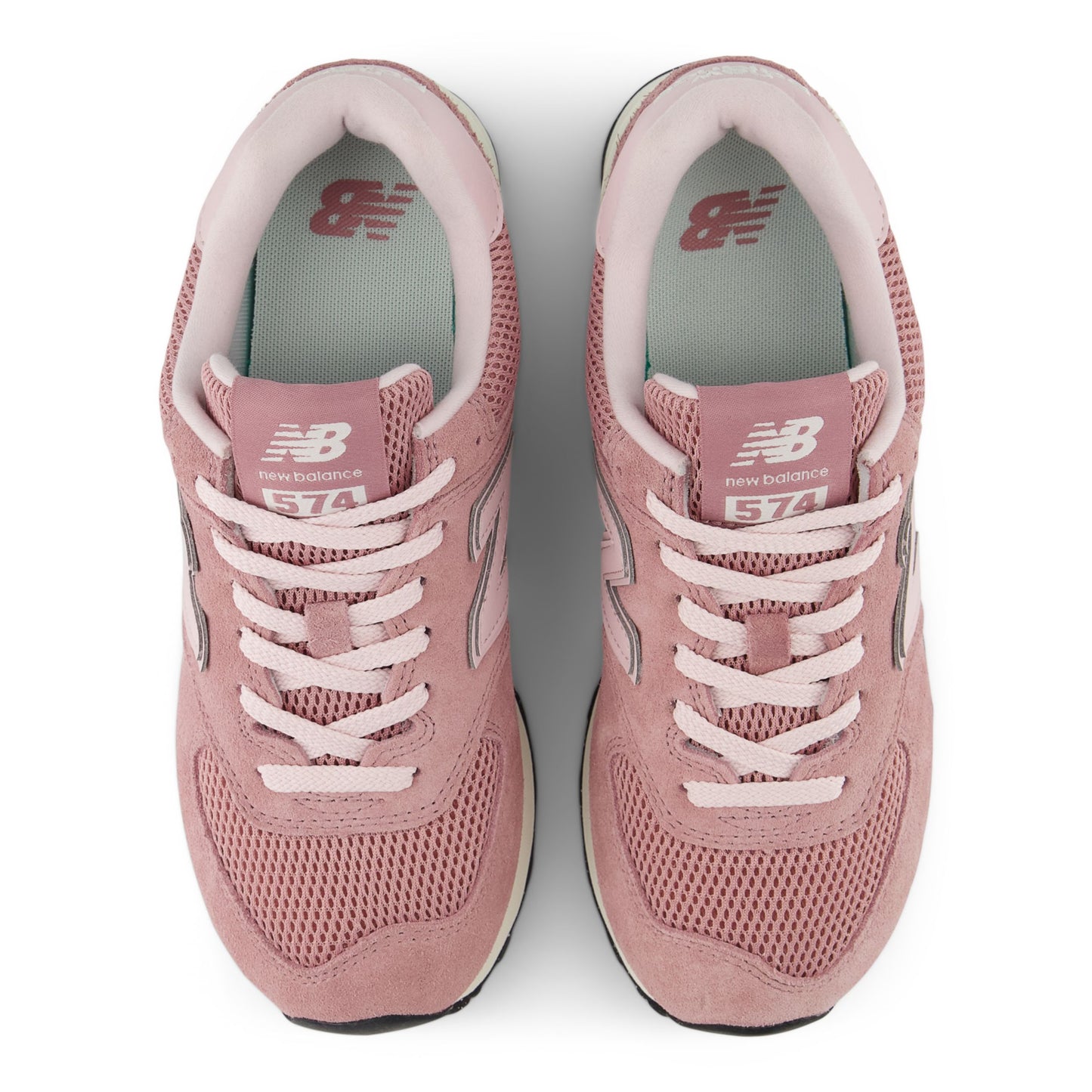 New Balance 574 Alpha Pink - vista posteriore