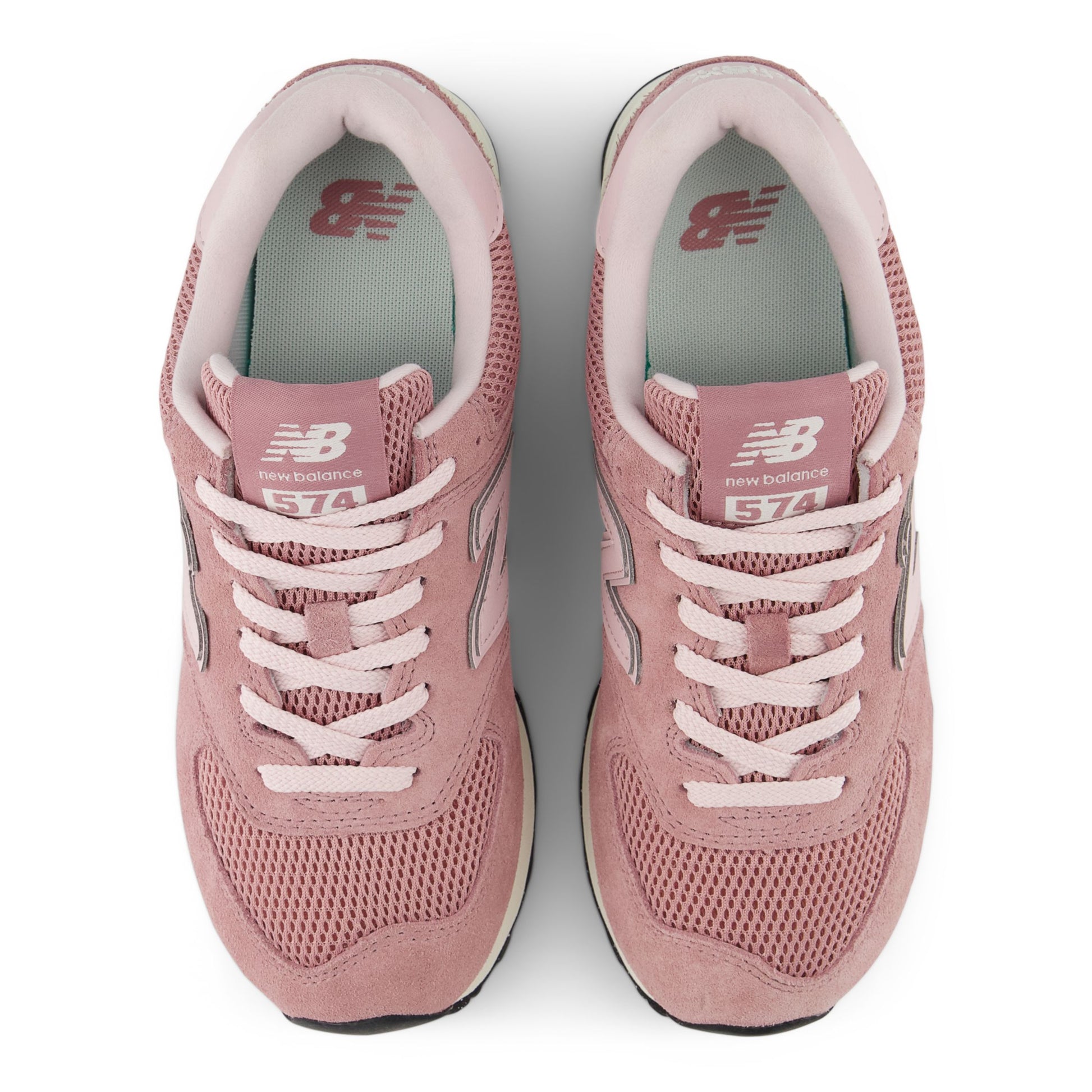 New Balance 574 Alpha Pink - vista posteriore