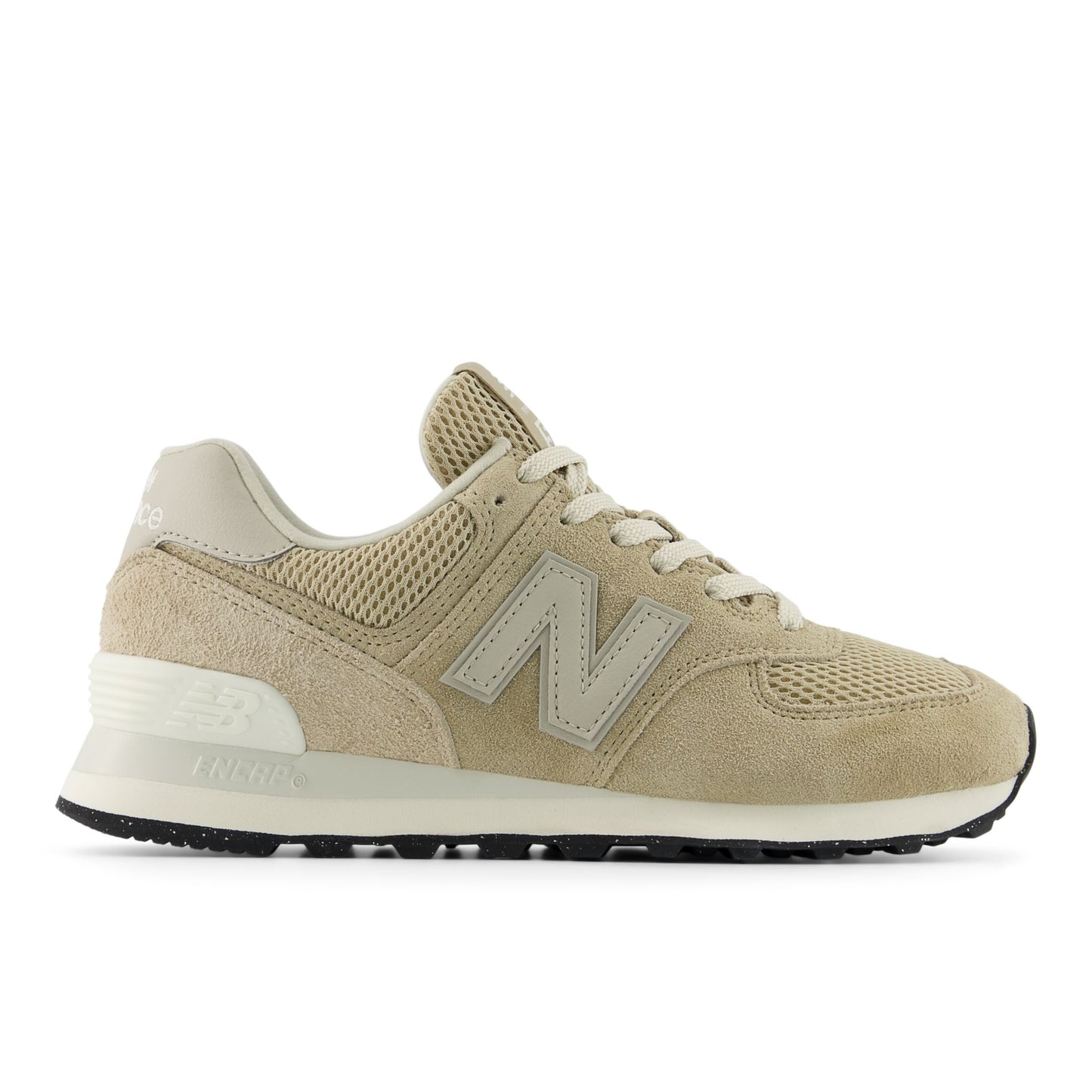 New Balance 574 Beige/NB White - vista laterale