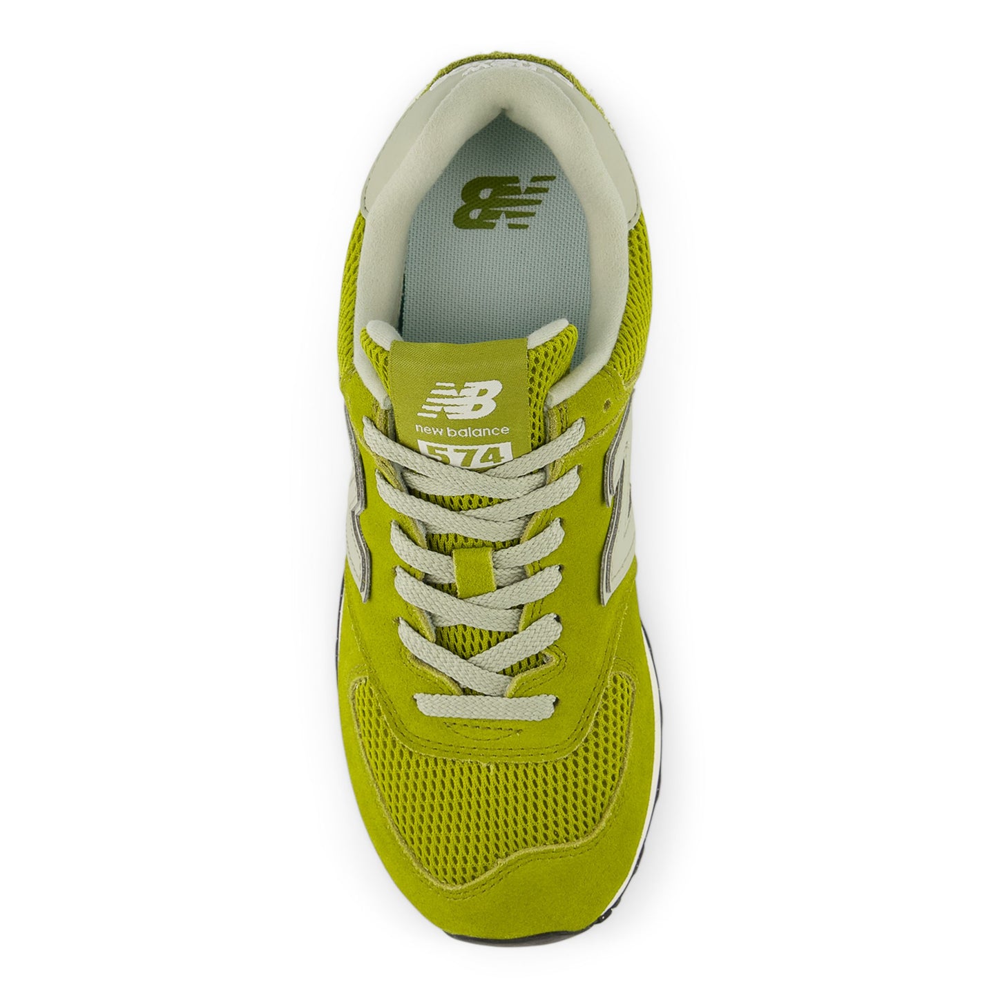 New Balance 574 Green/White - vista posteriore