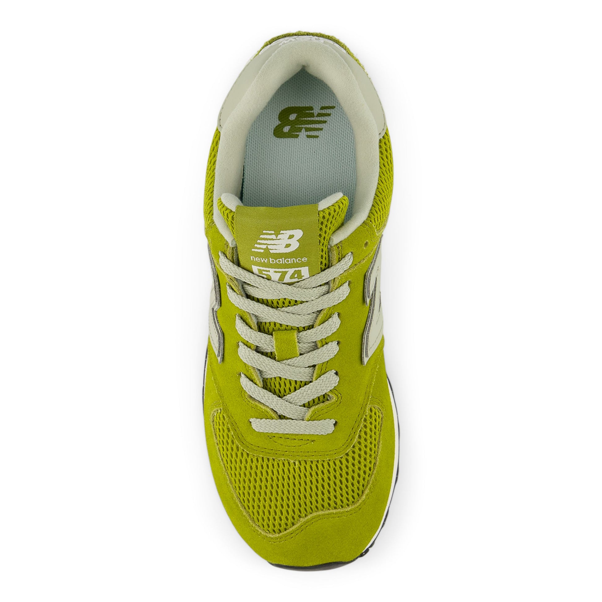 New Balance 574 Green/White - vista posteriore